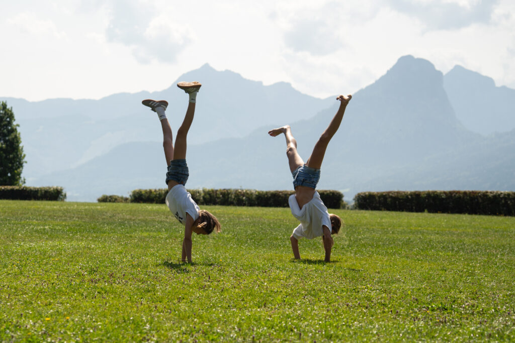 Einer der Sportplätze im Ferienhort am Wolfgangsee